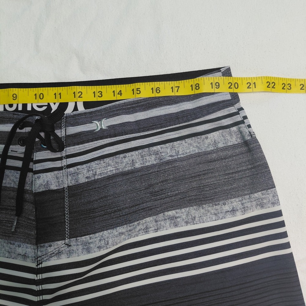 Hurley Phantom Shorts Men 38 Gray Boardwalk Stretch Flat Hybrid Performance - Picture 7 of 13